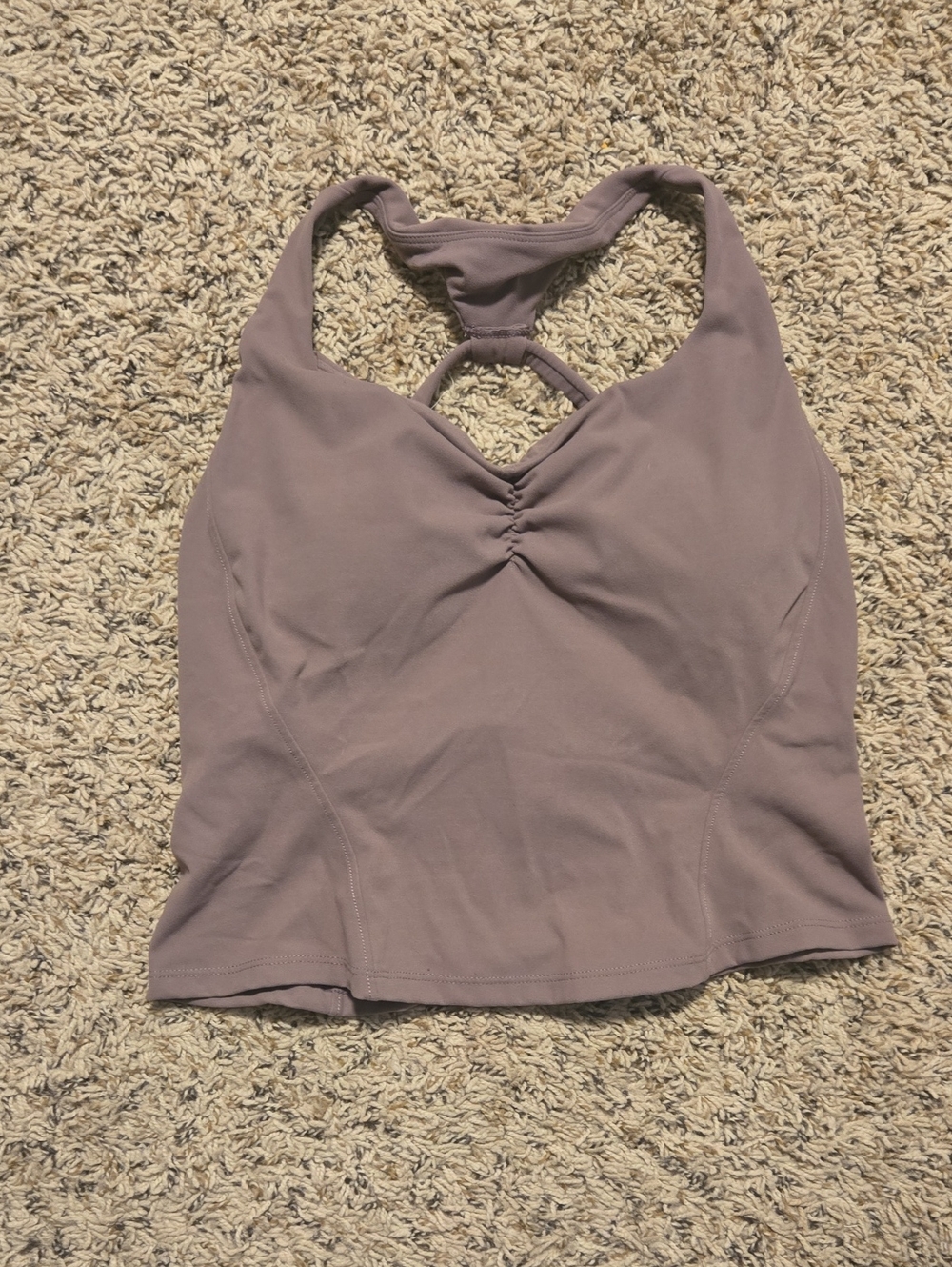 Buffbunny Mocha Berry Tank, Built In Bra
